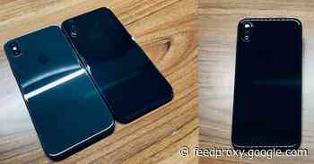 New images show prototype iPhone X in unreleased jet black finish