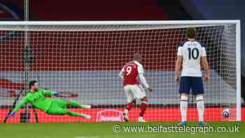 Arsenal edge past 10-man Spurs without dropped captain Pierre-Emerick Aubameyang