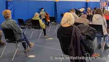 World-famous cellist Yo-Yo Ma performs as people wait for coronavirus vaccine