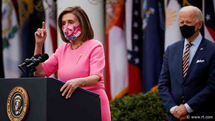 Nancy Pelosi BLAMES TRUMP for escalating crisis at America's southern border under Biden