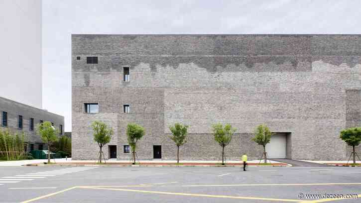 Neri&Hu contrasts tactile brick podium with minimalist office blocks at Schindler campus