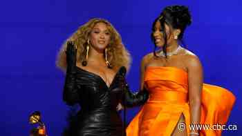 Beyonce and Taylor Swift make history at Grammy Awards