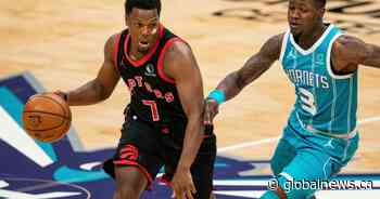 Charlotte Hornets defeat short-handed Toronto Raptors 114-104 - Globalnews.ca