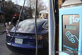 Toronto's on-street parking spots reserved for charging electric vehicles often sitting empty - Toronto Star