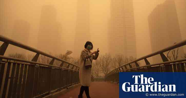 Beijing skies turn orange as sandstorm and pollution send readings off the scale