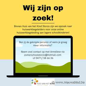 Huis van het Kind zoekt online huiswerkbegeleiders