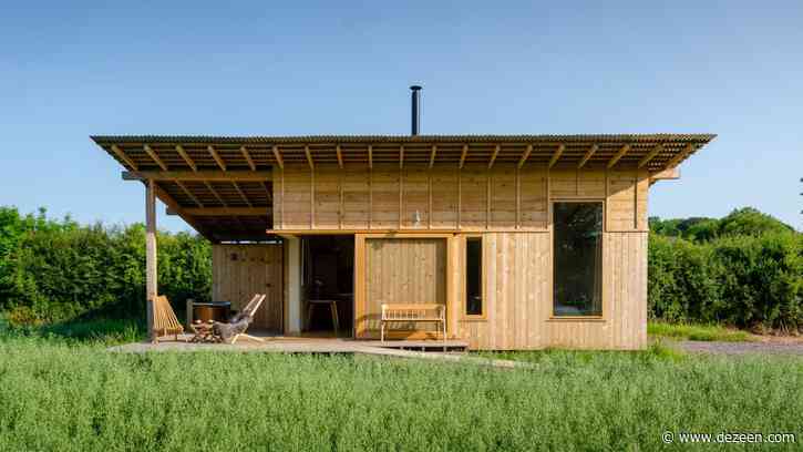 Out of the Valley designs and builds a cedar-clad cabin on an English farm