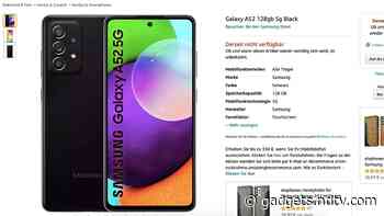 Samsung Galaxy A52 5G Accidently Listed by Polish and German Retailers Ahead of Launch