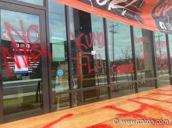 Texas restaurant covered in racist graffiti after owner continues requiring masks