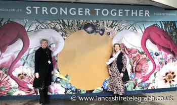Blackburn shopping centre artwork showcases town community spirit
