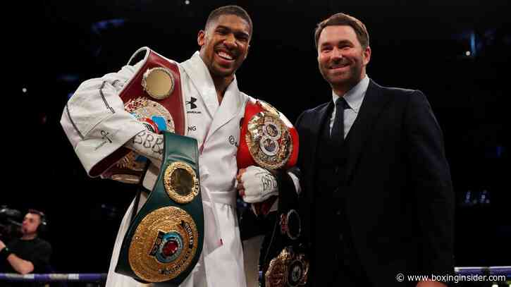Anthony Joshua And Tyson Fury Officially Sign Two Fight Deal