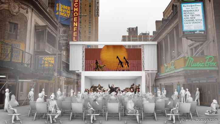 Marvel proposes using shipping containers for Covid-safe outdoor theatre in New York