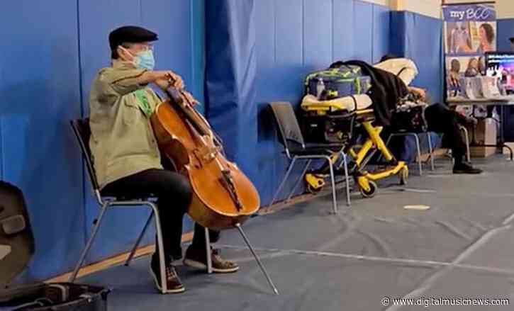 Cellist Yo-Yo Ma Gives Impromptu Performance at Vaccine Center in Massachusetts