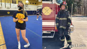 Long Island teen cheers on her squad by day and fights fires by night