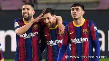 Lionel Messi goal vs. Huesca: Barcelona superstar scores ridiculous upper-90 golazo