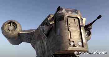 Star Wars fans in Russia build epic replica of The Mandalorian's ship     - CNET