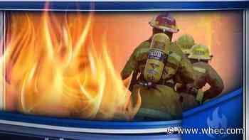 Firefighter hurts back while responding to fire on Berlin Street