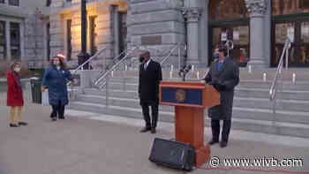 Erie County leaders honor lives lost from COVID-19 in ceremony outside Old County Hall