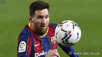 Messi scores two as he equals Xavi's Barcelona appearance record in win over Huesca