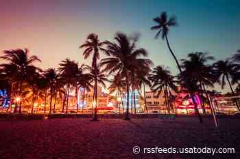 Police shoot pepper balls to disperse 'unruly' crowd in Miami Beach as spring breakers converge on Florida