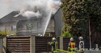 Fotostrecke : Feuer zerstört Einfamilienhaus in Rommerskirchen - Westdeutsche Zeitung