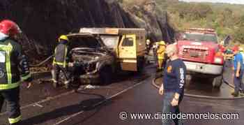 Se incendia camioneta de valores en la México-Cuernavaca - Diario de Morelos