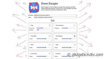 Zoom Escaper Can Help You Drop Out of a Meeting With Sound Effects of Bad Connection, Crying Baby, More