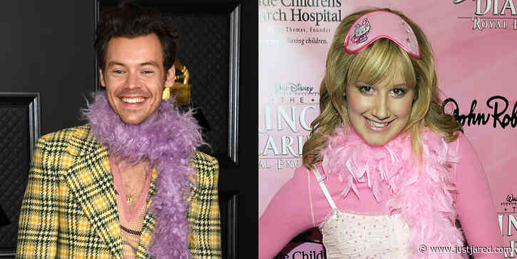 Ashley Tisdale Reacts To Those Memes Hinting She Inspired Harry Styles Grammys Look