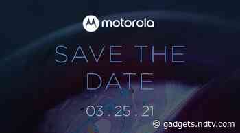 Moto G100 Launch Date Tipped for March 25