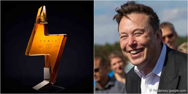 Tesla's $250 tequila in a lightning-bolt bottle was briefly back in stock before selling out again