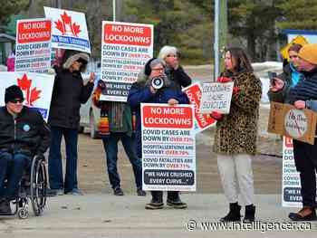 Bancroft rally calls for no more lockdowns in community - Belleville Intelligencer