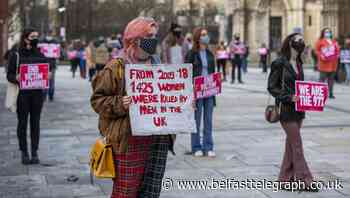 Stormont challenged over gender violence at Reclaim These Streets protest