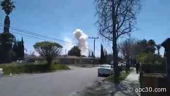 Fireworks explosion, fire prompts response from emergency personnel in Southern California neighborhood