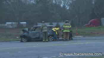 Medical event may have led to fiery head-on crash in Anderson Co. that killed 1 person, severely injured another - FOX Carolina