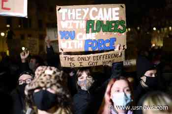 Hundreds Protest Outside UK Parliament and Police Headquarters for Third Night