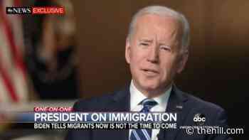 Biden tells migrants 'don't come over' amid surge at the border