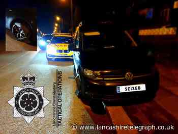 Van stopped using police 'stinger' after failing to stop