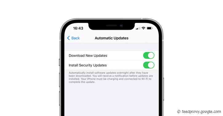 iOS security fixes could soon be delivered separately from other updates, beta code suggests