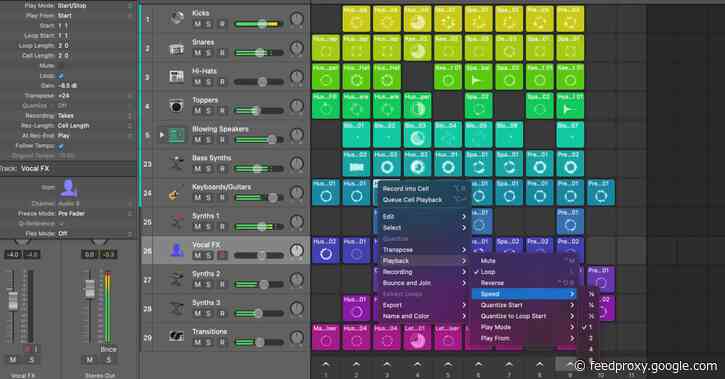 Logic Pros Live Loops Launchpad Diary: Performance, sound design, and composition