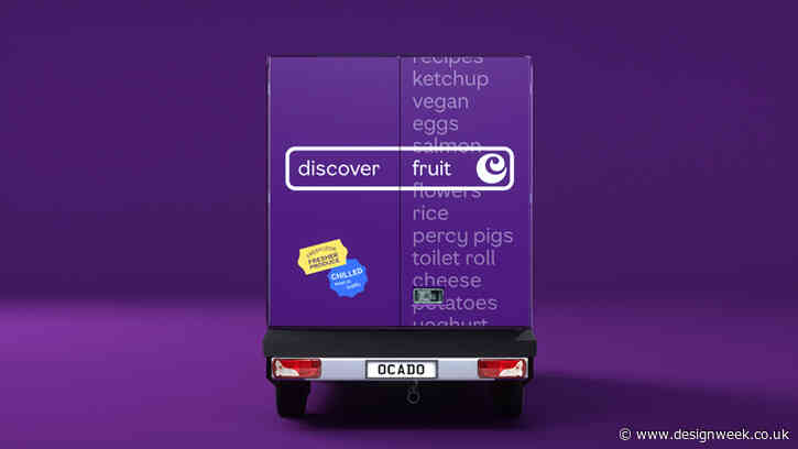 Ocado ditches green for grape in rebrand by JKR