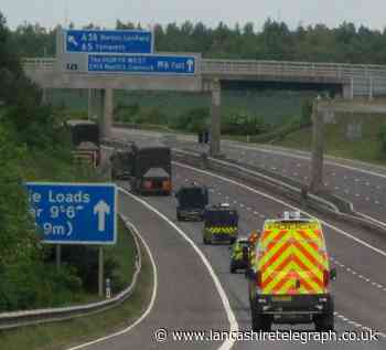 Two arrested as car driven wrong way on M6