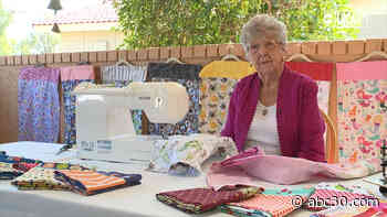 94-year-old woman's pandemic hobby is bringing a smile to children in hospitals