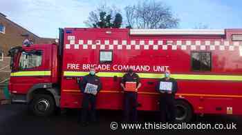 Lewisham firefighters deliver food parcels across borough