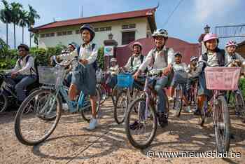 Fietsen en wandelen voor weeskinderen in Cambodja