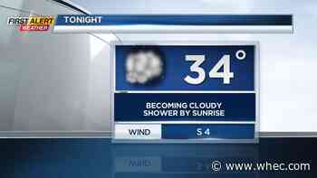 First Alert Weather: Rain and some wet flakes Thursday
