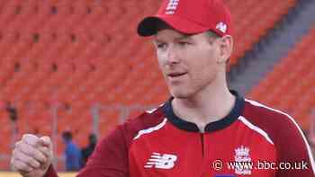 India v England: Eoin Morgan 'close to tears' over 100th cap