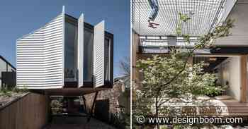 operable façade clads 'pop-up house' by figr architecture studio in australia - Designboom