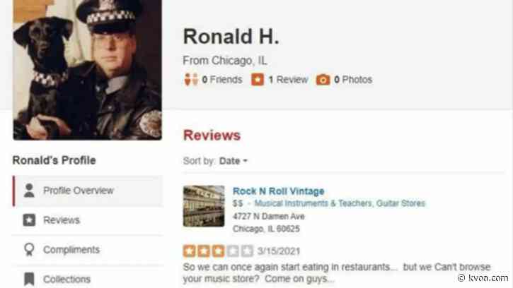 Chicago cop may be in trouble after posting negative Yelp review