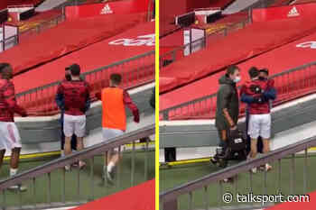 Bruno Fernandes shares classy moment with Jesse Lingard as video emerges before Manchester United beat... - talkSPORT.com
