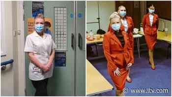 Virgin Atlantic cabin crew trade the skies for Bolton hospital wards | ITV News - ITV News